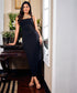 Bodycon Ponte Dress - Black